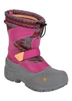 The North Face Alpenglow Pull-On Boot - Youth - Luminous Pink / Impact Orange
