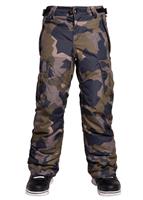 686 All Terrain Insulated Pant - Boy's - Olive Geo Camo