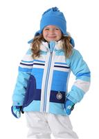 Obermeyer Snowdrop Jacket with Fur - Girl's - Bleu Sky