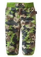 Patagonia Baby Reversible Puff-B1SZ Pants - Youth - Sycamore Camo / Hydro Green