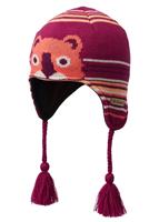 Columbia Winter Worn Peruvian Hat - Youth - Deep Blush Critter
