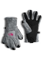 The North Face Denali Thermal Etip Glove - Girl's - Metallic Silver / Petticoat Pink