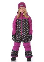 Burton Minishred Illusion One Piece Suit - Girl's - Eye Cat / Grapeseed