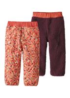 Patagonia Baby Reversible Tribbles Pants - Youth - Untamed Ditsy / Spiced Coral