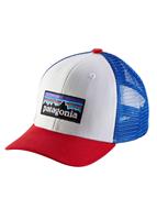 Patagonia Trucker Hat - Youth - P-6 Logo / White