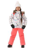 Roxy Toddler Paradise Jumpsuit - Girl's - Bright White / Animals Party