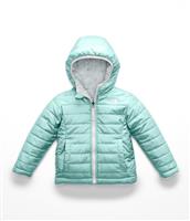 The North Face Toddler Reversible Mossbud Swirl Jacket - Girl's - Mint Blue / Origin Blue