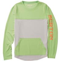 Burton Spurway Tech Crewneck Sweatshirt - Youth - Summer Green / Lunar Gray