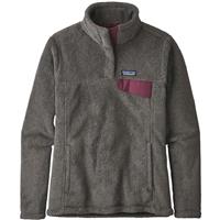Patagonia Re-Tool Snap-T Pullover - Women's - Feather Grey / Ink Black X-Dye w/ Light Balsamic
