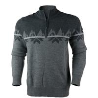 Obermeyer Ruedi 1/2 Zip Sweater - Men's - Dark Heather Grey (16006)