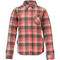 Obermeyer TG's Avery Flannel Jacket - Girl's - Coral Berm Plai (19137)