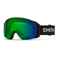 Smith 4D Mag Goggle - Black Frame w/ CP Everyday Green Mir + CP Storm Blue Sensor Mir Lenses (M007320JX99XP)