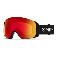 Smith 4D Mag Goggle - Black Frame w/ CP Photochromic Red Mirror + CP Storm Rose Flash Lenses (M007320JX99OQ)