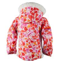 Obermeyer Snowdrop Jacket with Fur - Girl's - Heart Gingham
