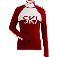 Nils Ski Sweater - Women's - Ruby / White