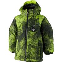 Obermeyer Stealth Jacket - Boy's - Green Mesh Print
