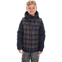 686 Scout Insulated Jacket - Boy's - Navy Plaid