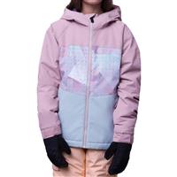 686 Athena Insulated Jacket - Girl's - Dusty Mauve Colorblock