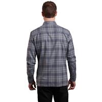 Kuhl Dillingr Flannel LS Shirt - Men's - Cobblestone Gray