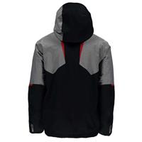 Spyder Zermatt Jacket - Men's - Black / Polar Herringbone / Red