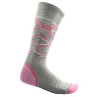 Northern Ridge Mondo Medium Sock - Women's - Oatmeal / Pink