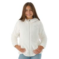 The North Face Suave Oso Hooded Jacket - Girl's - Gardenia White
