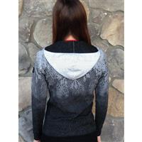Newland Norwegian Hooded Full Zip Sweater - Women's - Black / White