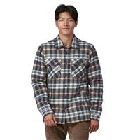 Patagonia Insulated Organic Cotton MW Fjord Flannel Shirt - Men's - Fields / New Navy (FINN)