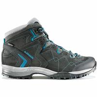 Lowa Focus GTX QC WS Hiking Boots - Women's - Anthracite / Turquoise