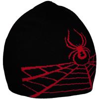 Spyder Mini Web Hat - Boy's - Black and Red