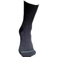Footprint Bamboo 3/4 Crew Socks - Unisex - Black