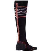 Smartwool PHD Ski Ultra Light Pattern Socks - Women's - Black / Hibiscus