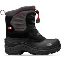 The North Face Snow Plough Pull-On Boot - Boy's - Black / Indian Clay Red