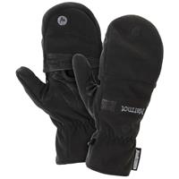 Marmot Windstopper Convertible Gloves - Men's - Black