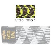 Fast Strap Wide Boy Ski Strap (2 per pack) - Black Neon Yellow