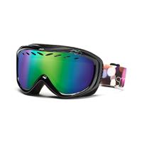 Smith Transit Goggle - Women's - Black Night Out Frame with Green Sol X Mirror Lens