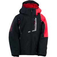 Spyder Mini Leader Jacket - Boy's - Black / Red / Black