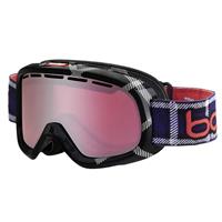 Bolle Bumpy Goggle - Youth - Black / Red Frame with Vermillon Gun Lens