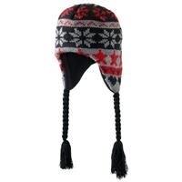 Screamer Let It Snow Hat - Youth - Black/Red