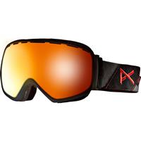 Anon Insurgent Goggle - Black Suede Frame / Red Solex Lens