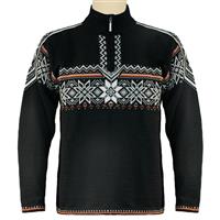 Dale of Norway Holmenkollen Sweater - Men's - Black / Sunset / Off White