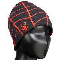 Spyder Web Hat - Boy's - Black/Volcano