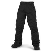 Volcom Frickin Insulated Chino Pant - Boy's - Black - front