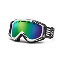 Smith Stance Goggle - Black/White Huntsman Frame with Green Sol X Mirror Lens