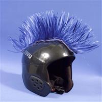 Mental Wig Out Mohawk Helmet Cover - Blue