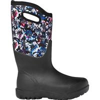 Bogs Neo - Classic Real Flowers Boot - Womens - Black Multi