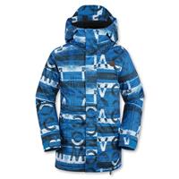 Volcom Woodland Insulated Jacket - Boy's - Bright Blue - front