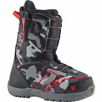 Burton AMB Smalls Snowboard Boots - Youth - Black / Red