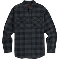 Burton Men's Brighton LS Flannel Shirt - True Black Heather Buff