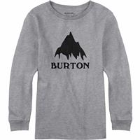 Burton Classic Mountain LS Tee - Boy's - Gray Heather